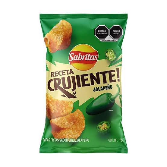 Sabritas Jalapeño Chips – Bold Mexican Heat in Every 80g Bag